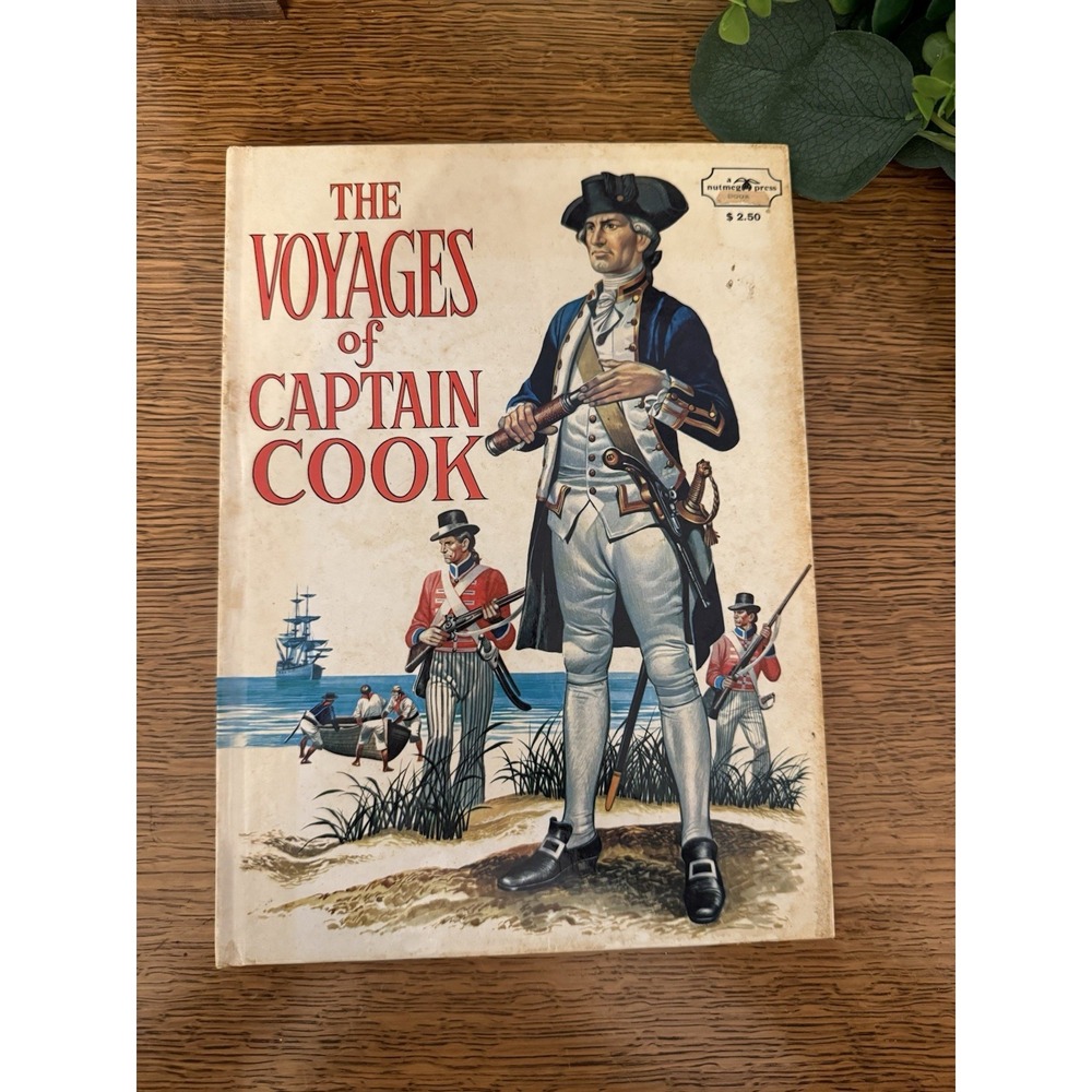 The Voyages of Captain Cook 1971 Nutmeg Press Illustrated Vintage History Book